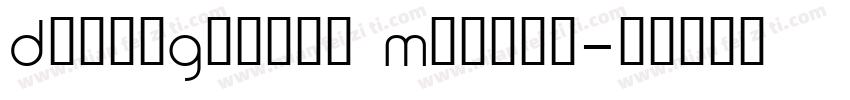DolbyGustan Medium字体转换